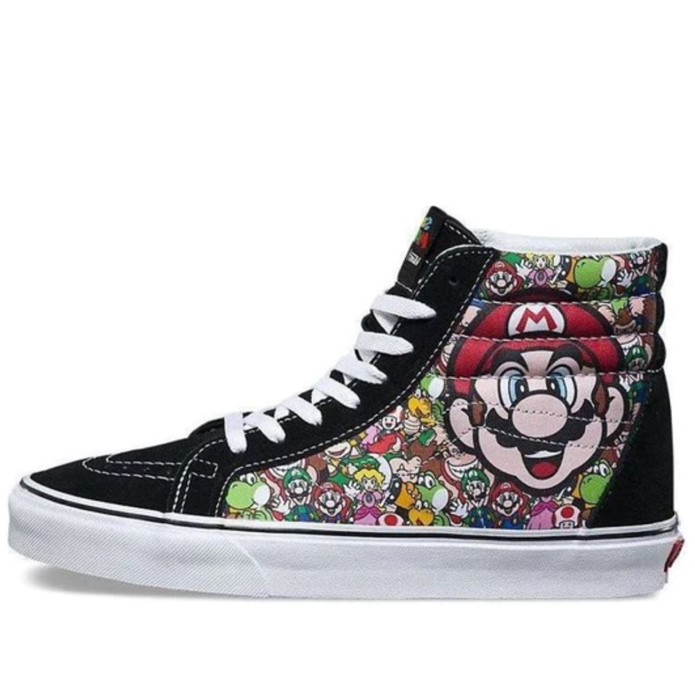 EUC RARE Nintendo x Sk8-Hi Reissue 'Mario and Luigi' Vans hitops size 37 or 7